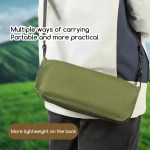 Spacious backpack storage for essentials integrated into a folding stool UK.