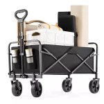 GarveeLife foldable camping wagon for UK festival and beach gear.