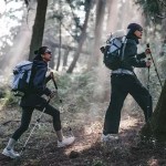 Helium 30+5L hiking rucksack with large storage capacity for trekking