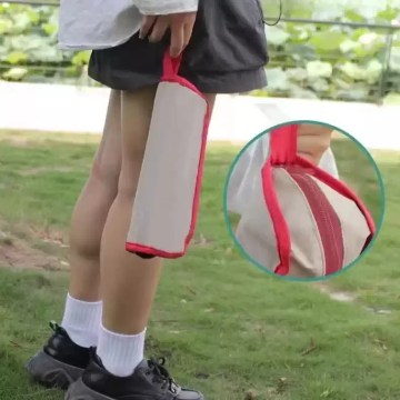 portable camping stool folded carry pouch outdoor hiking UK
