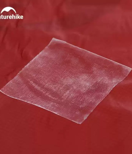 3-pack transparent TPU adhesive patches for outdoor repairs.