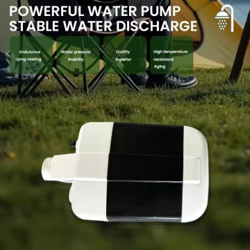 UK electric camping shower pump with powerful water flow