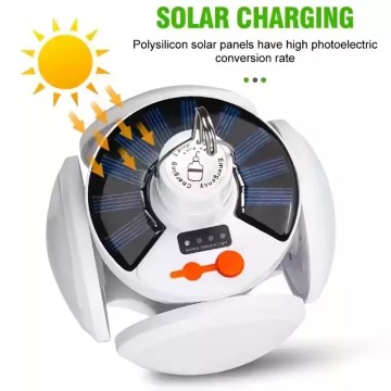 solar charging LED lantern USB rechargeable camping lamp UK