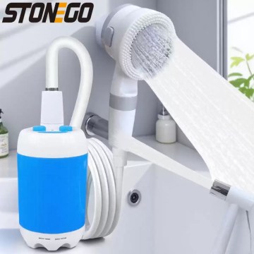 portable rechargeable camping shower pump handheld outdoor shower UK