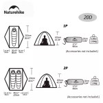 Naturehike Tagar 2 packed down to 10x40cm next to water bottle