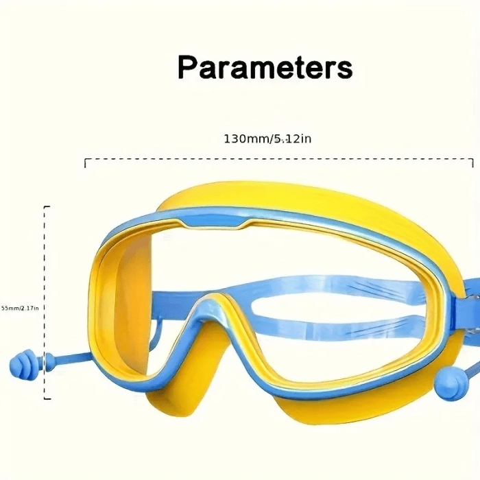 Swimming goggles dimensions and sizing