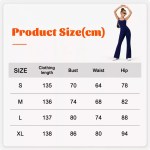 Women's High-Elastic Yoga Jumpsuit - size chart