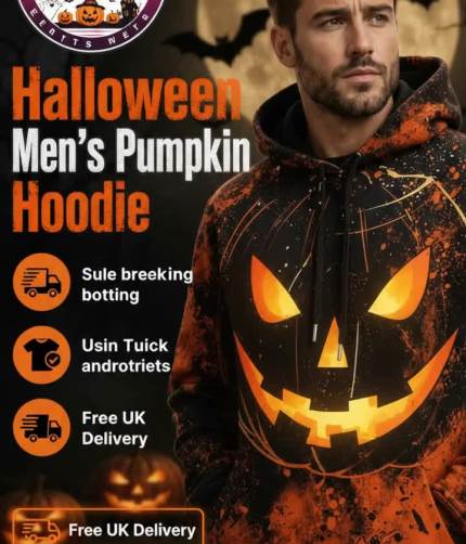 Halloween Men’s Pumpkin Hoodie