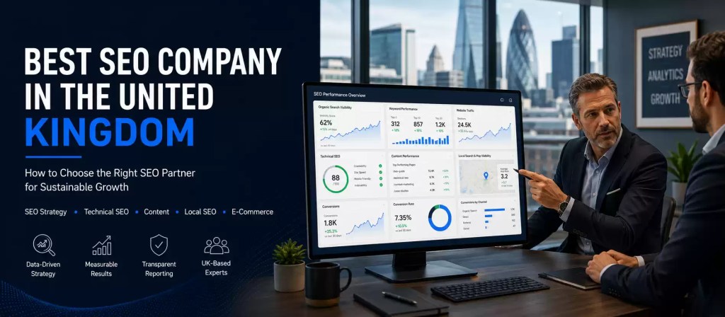 UK business owner and SEO consultant reviewing search strategy, website performance and organic growth.
