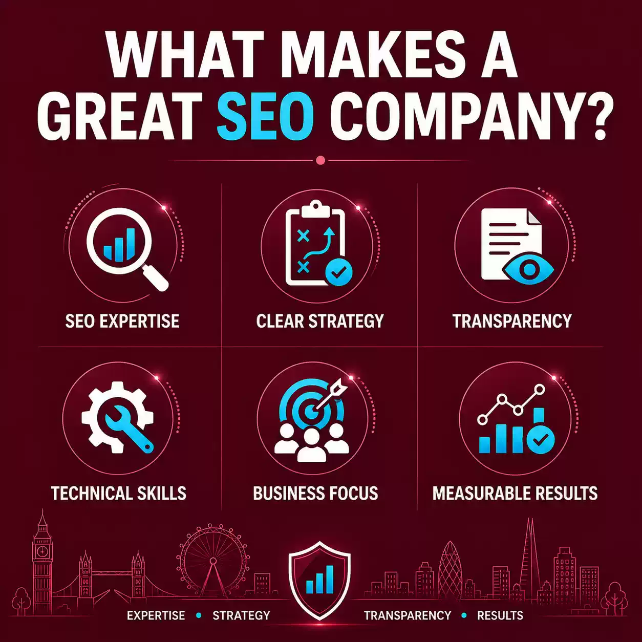 Key qualities to consider when choosing a professional SEO company in the UK.