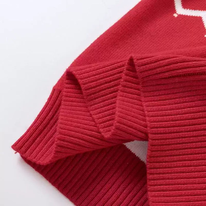 red-knit-sweater-ribbed-cuff-detail