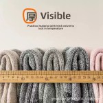 Thick thermal wool socks showing warm layered construction and fabric thickness.